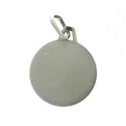 Palais du Rosaire Médaille en argent d'un Ange avec une Colombe 16mm^ Médaille Et Croix Argent