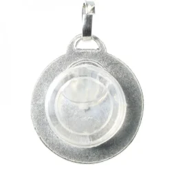 Palais du Rosaire Médaille en métal de l'Apparition avec de l'eau de Lourdes 17,5mm^ Médaille Et Croix Métal | Médaille De Lourdes