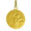 Palais du Rosaire Médaille en or 18 carats de Sainte Rita 15mm avec Gravure Personnalisée^ Médaille De Saint | Médaille Et Croix Or