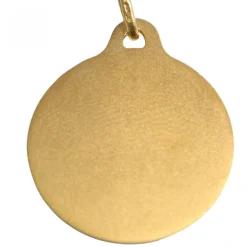 Palais du Rosaire Médaille en Or 9 carats Esprit Saint 20mm^ Baptême | Communion
