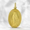 Palais du Rosaire Médaille Miraculeuse Or 18 carats, 33mm^ Baptême | Communion