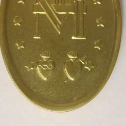 Palais du Rosaire Médaille Miraculeuse Or 18 carats, 33mm^ Baptême | Communion