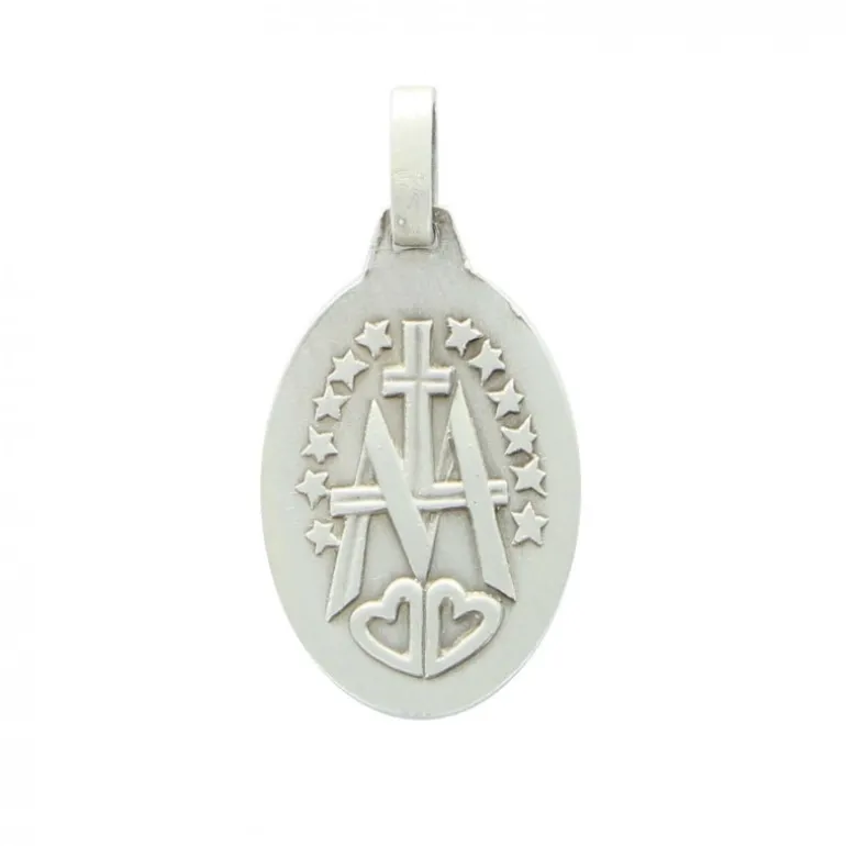 Palais du Rosaire Médaille Miraculeuse style moderne en métal 22 mm^ Médaille Miraculeuse | Médaille Et Croix Métal