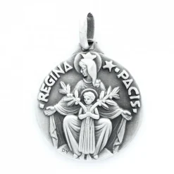 Palais du Rosaire Médaille Notre Dame de la Paix et Arche de Noé 32 mm^ Médaille Et Croix Métal