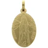 Palais du Rosaire Médaille Notre-Dame d'Artiguelongue en métal doré^ Médaille De La Vierge | Médaille Et Croix Métal