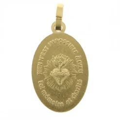 Palais du Rosaire Médaille Notre-Dame d'Artiguelongue en métal doré^ Médaille De La Vierge | Médaille Et Croix Métal