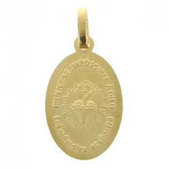 Palais du Rosaire Médaille Plaqué Or Notre-Dame d'Artiguelongue^ Médaille De La Vierge | Médaille Et Croix Plaqué Or