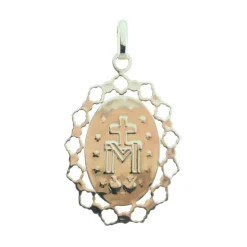 Palais du Rosaire Médaille Plaqué Or Vierge Miraculeuse^ Médaille Et Croix Plaqué Or