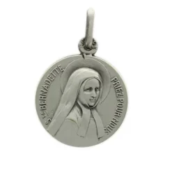 Palais du Rosaire Médaille Sainte Bernadette 20mm^ Médaille De Saint | Médaille Et Croix Métal