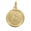Palais du Rosaire Médaille Scapulaire en Plaqué Or ,Vierge du Mont Carmel / Sacré Coeur de Jésus^ Médaille Et Croix Plaqué Or