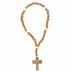 Palais du Rosaire Mini Chapelet de Lourdes en bois^ Chapelet De Lourdes | Chapelet Dizainier
