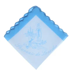 Palais du Rosaire Mouchoir Apparition de Lourdes et souvenir de Lourdes^ Accessoire