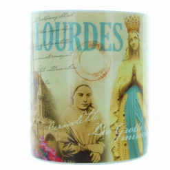 Palais du Rosaire Mug de Lourdes décoration vintage^ Vaisselle De Lourdes