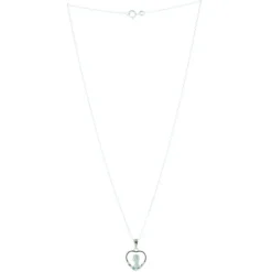 Palais du Rosaire Parure Argent, chaîne et médaille Vierge Marie strass colorés^ Médaille De La Vierge | Collier En Argent