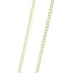 Palais du Rosaire Parure avec une croix incurvée Plaqué Or et une chaîne de 45cm dorée^ Collier En Plaqué Or | Croix En Pendentif