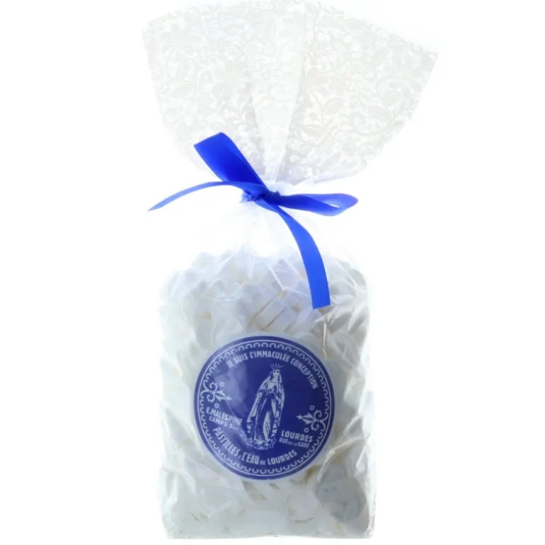 Palais du Rosaire Pastilles menthe à l'eau de Lourdes Sachet de 1kg^ Pastille Menthe À L'Eau De Lourdes