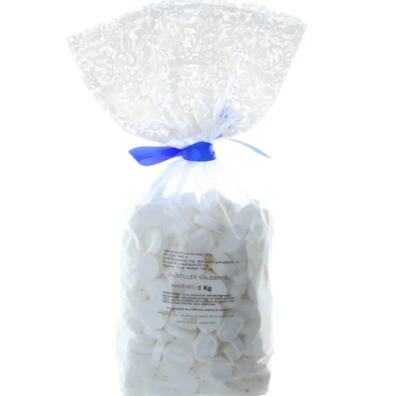 Palais du Rosaire Pastilles menthe à l'eau de Lourdes Sachet de 1kg^ Pastille Menthe À L'Eau De Lourdes