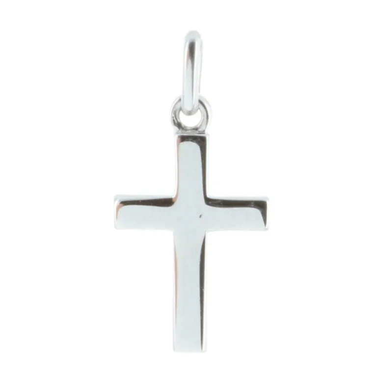 Palais du Rosaire Pendentif croix Argent classique^ Croix En Pendentif | Médaille Et Croix Argent