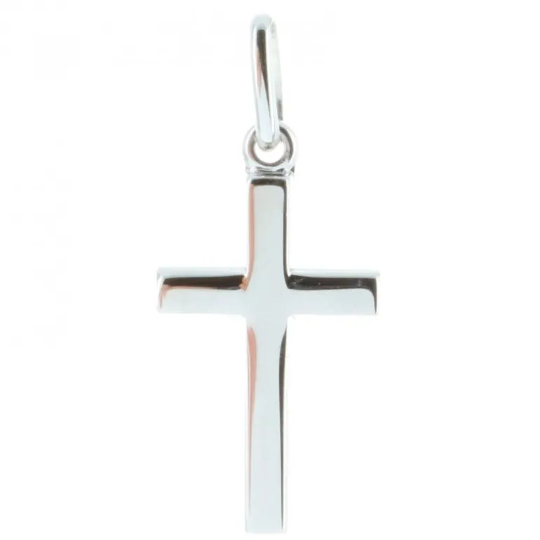 Palais du Rosaire Pendentif croix Argent sobre^ Croix En Pendentif | Médaille Et Croix Argent