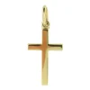Palais du Rosaire Pendentif croix Plaqué Or^ Croix En Pendentif | Médaille Et Croix Plaqué Or