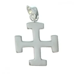 Palais du Rosaire Pendentif Croix Scout en Argent - Cadeaux religieux^ Médaille Et Croix Argent