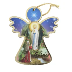 Palais du Rosaire Pendentif d'Apparition découpé ange^ Décoration De Noël