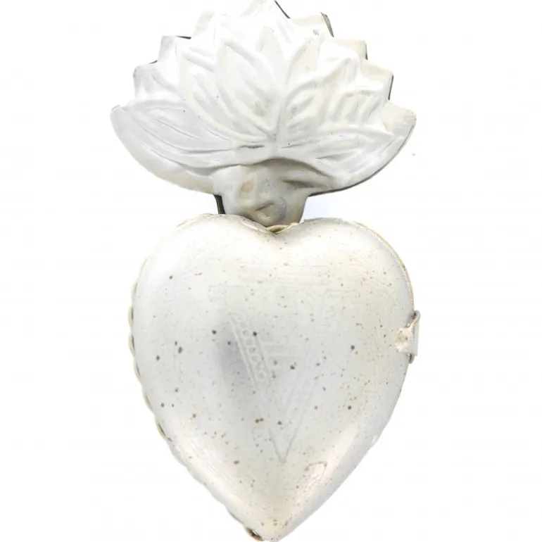 Palais du Rosaire Pendentif Ex-voto argenté 8,5 cm^ Ex-Voto