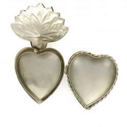 Palais du Rosaire Pendentif Ex-voto argenté 8,5 cm^ Ex-Voto