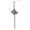 Palais du Rosaire Pendentif épée de Saint Michel avec image de prière 11x5,5cm^ Image Religieuse