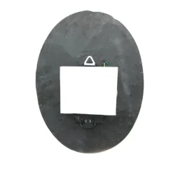 Palais du Rosaire Pendule musicale ovale en ardoise de 30 cm^ Horloge