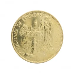 Palais du Rosaire Pièce Souvenir de Notre Dame de Lourdes et l'Apparition 35mm^ Monnaie Et Billet