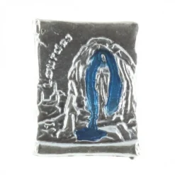 Palais du Rosaire Pin's Apparition de Lourdes en forme de parchemin^ Pin'S | Magnet