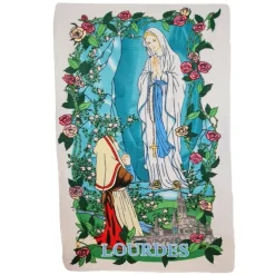 Palais du Rosaire Plaid de Lourdes en polaire 110x170cm^ Linge De Maison