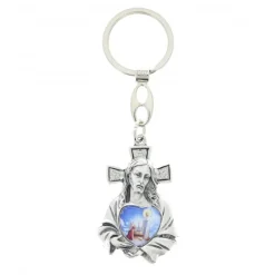 Palais du Rosaire Porte clé du Christ et coeur Apparition^ Porte-Clés