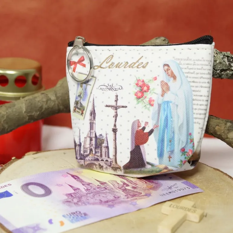 Palais du Rosaire Porte monnaie de l'Apparition de Lourdes^ Porte-Monnaie