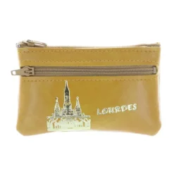 Palais du Rosaire Porte monnaie trousse en simili cuir et Basilique de Lourdes^ Porte-Monnaie