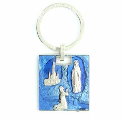 Palais du Rosaire Porte-clés de l'Apparition et de la Basilique de Lourdes^ Porte-Clés