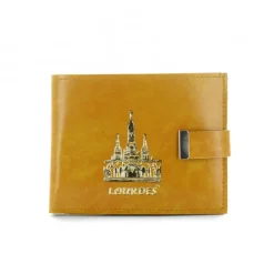 Palais du Rosaire Portefeuille de Lourdes avec porte monnaie et fermeture^ Porte-Feuille