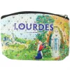 Palais du Rosaire Porte-monnaie de l'Apparition de Lourdes avec strass^ Porte-Monnaie