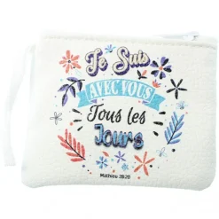 Palais du Rosaire Porte-monnaie "Je suis avec vous tous les jours" 10x8cm^ Porte-Monnaie