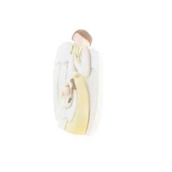 Palais du Rosaire Satue de la Sainte Famille et d'un ange en résine 6cm^ Statue De La Sainte Famille