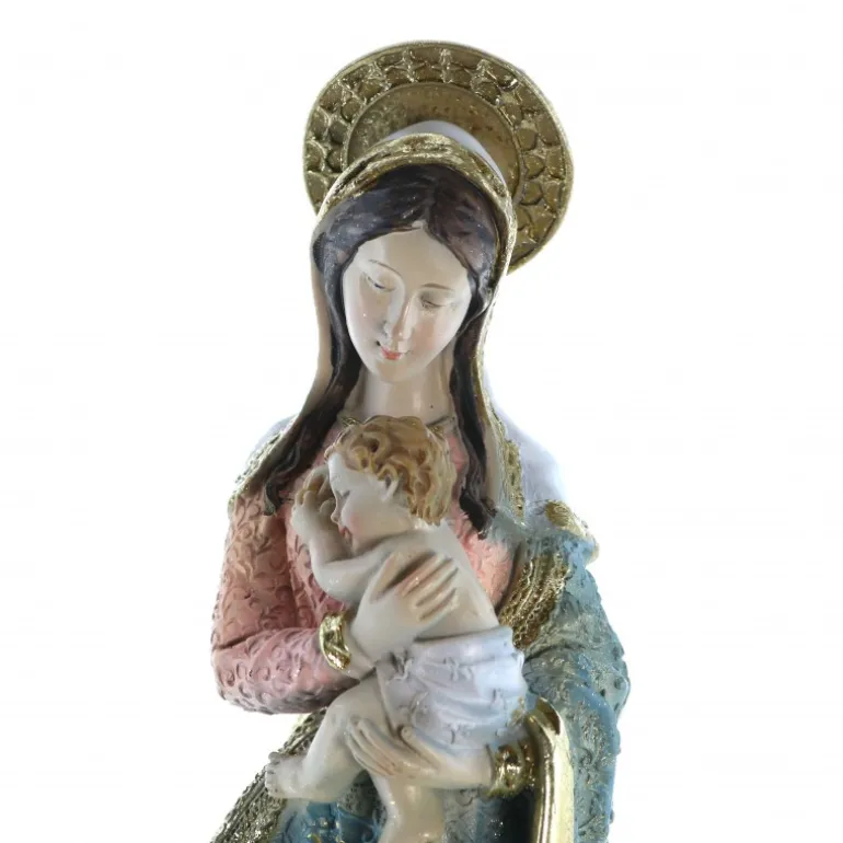 Palais du Rosaire Statue Amour de Mère de 21cm en résine^Enfant Enfant Jésus | Autres Statues De La Vierge
