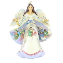 Palais du Rosaire Statue Ange 15cm avec la Nativité^ Statue Ange