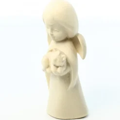 Palais du Rosaire Statue ange en bois de 9cm 6 sujets differents^ Statue En Bois