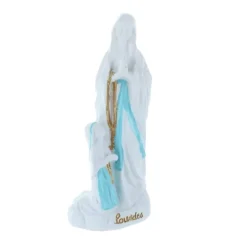 Palais du Rosaire Statue Apparition de Lourdes en résine épurée 12 cm^ Statue De Notre Dame De Lourdes