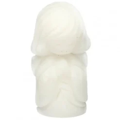 Palais du Rosaire Statue d'Ange gardien en albatre en sachet de tulle 4,5cm^ Statue Ange