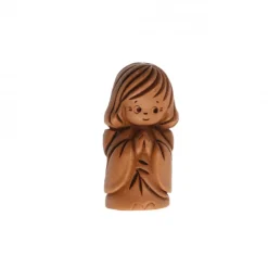 Palais du Rosaire Statue d'Ange gardien en résine marron 4,5cm^ Statue Ange