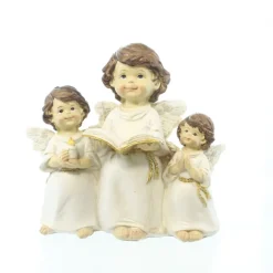 Palais du Rosaire Statue de 3 anges décorés de 16cm en résine^ Statue Ange