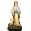 Palais du Rosaire Statue de Bernadette à genoux 50cm avec un mouton^ Statue De Sainte Bernadette