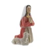 Palais du Rosaire Statue de Bernadette et un mouton en résine colorée 12cm^ Statue De Sainte Bernadette